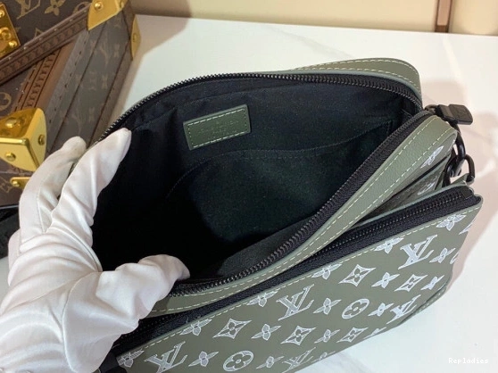 Cheap messenger Trio Jm Vuitton Louis 0719